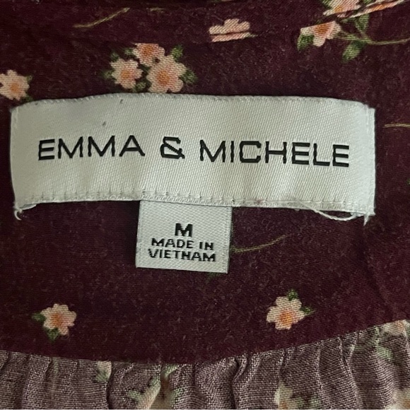 Emma & Michelle maroon/burgundy dress size medium - Picture 7 of 7